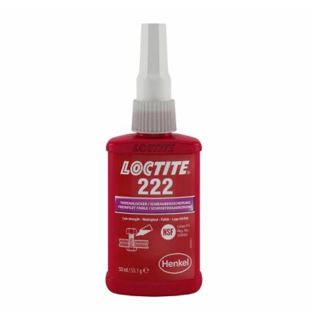 LOCTITE 222, 50ml Flaska